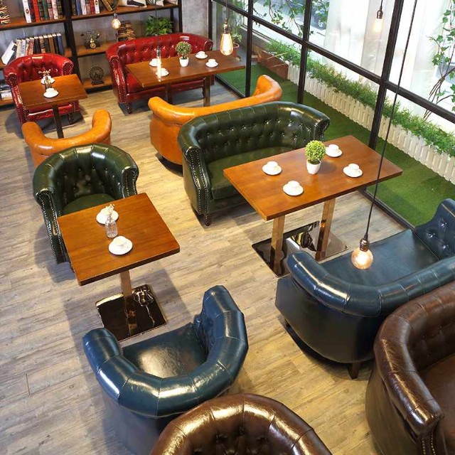 Chester Deri Cafe Restoran Koltuk Üretimi Lüks Özel Ölçü Tasarım