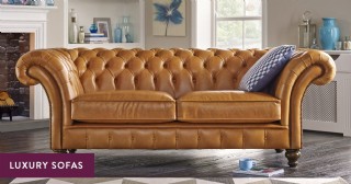 Hakiki Deri Luxury Chester Koltuk Taba Renk Özel Tasarım Kanepe